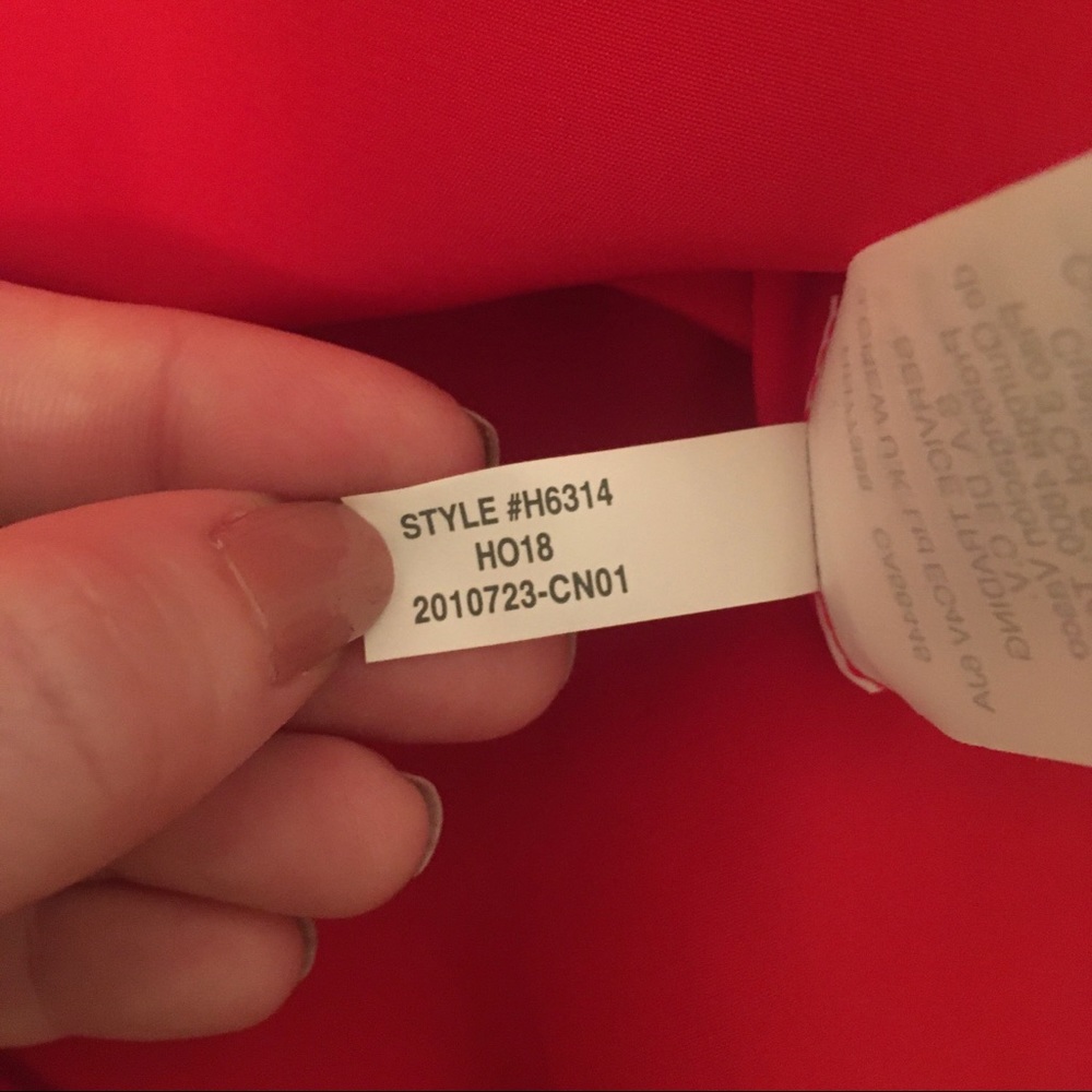 J.Crew Red silk pocket blouse - Picture 9 of 11